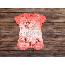 Футболка-туніка для дівчинки